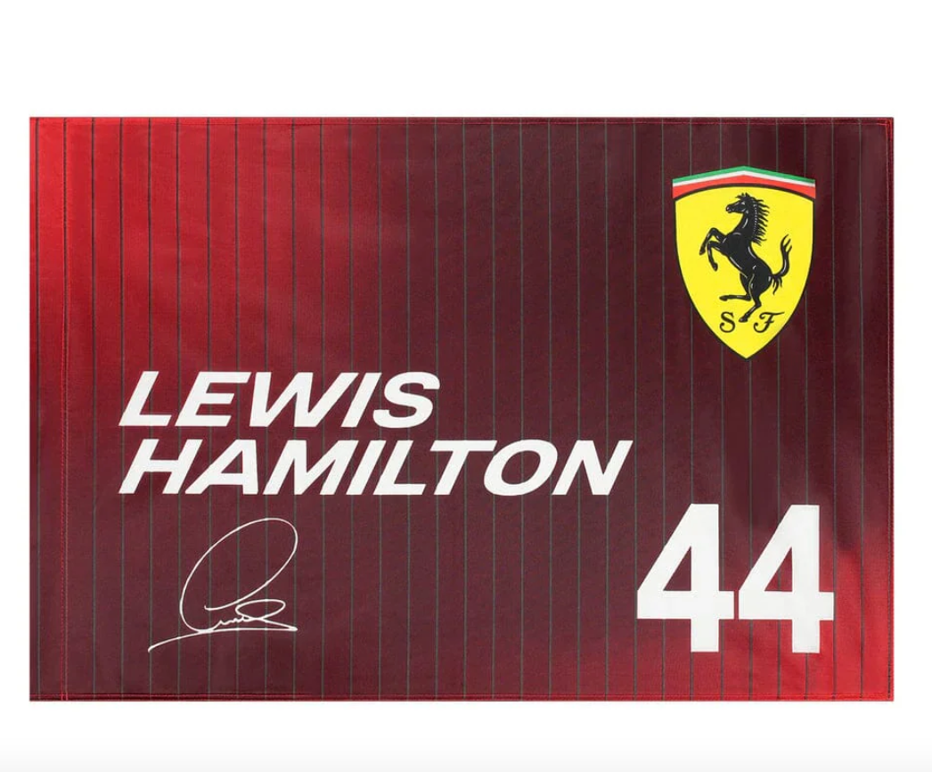 Ferrari Lewis Hamilton Flag
