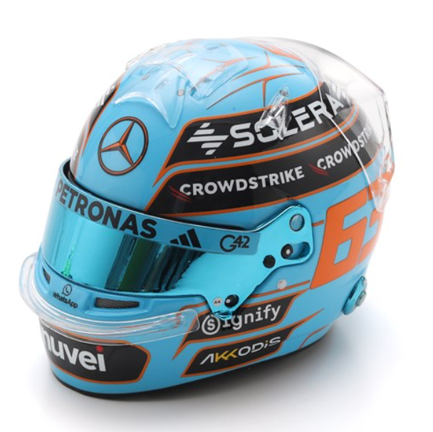 Geroge Russell British GP 1:5 Helmet