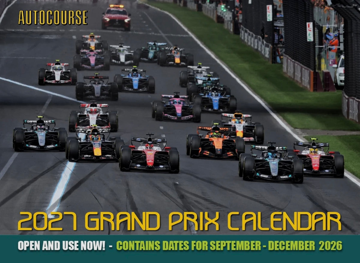 PRE-ORDER Calendario 2027 Autocourse Grand Prix Calendar