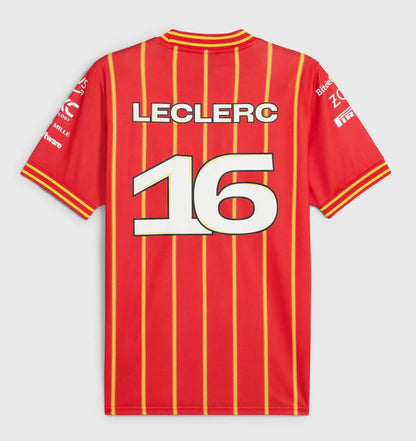 Ferrari F1 Charles Leclerc Soccer Jersey 2024