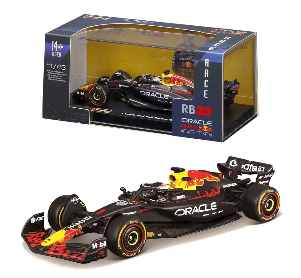 Red Bull Racing Max Verstappen RB21 1/43 w protector