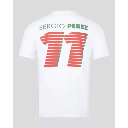 Red Bull Racing Sergio Perez White Shirt