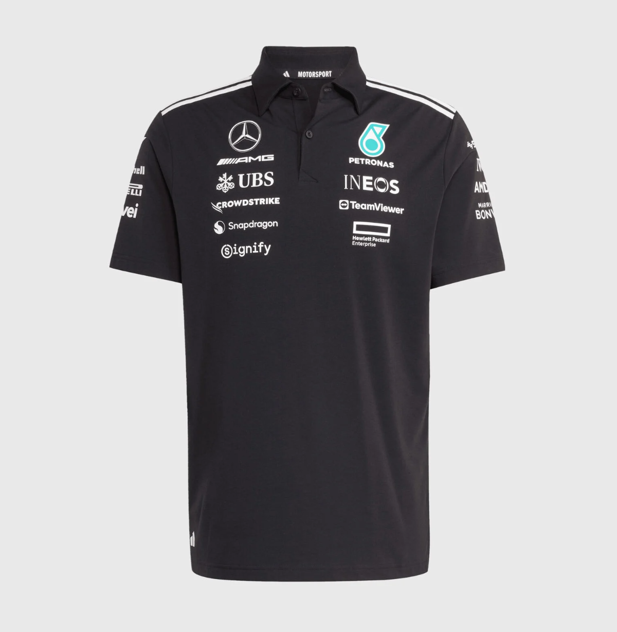 Mercedes AMG Petronas 2025 Team Polo Shirt