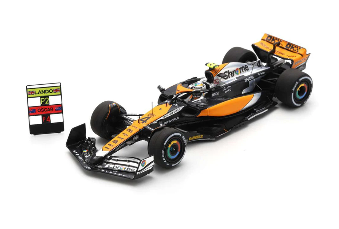 Lando Norris MCL60 1/43 British GP w PitBoard