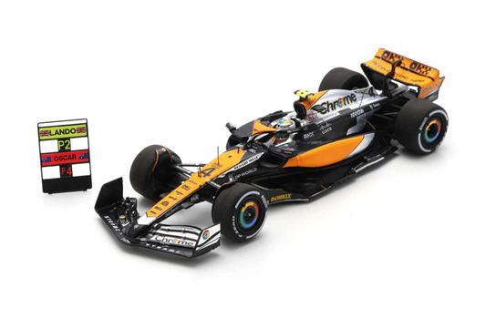 Lando Norris MCL60 1/43 British GP w PitBoard