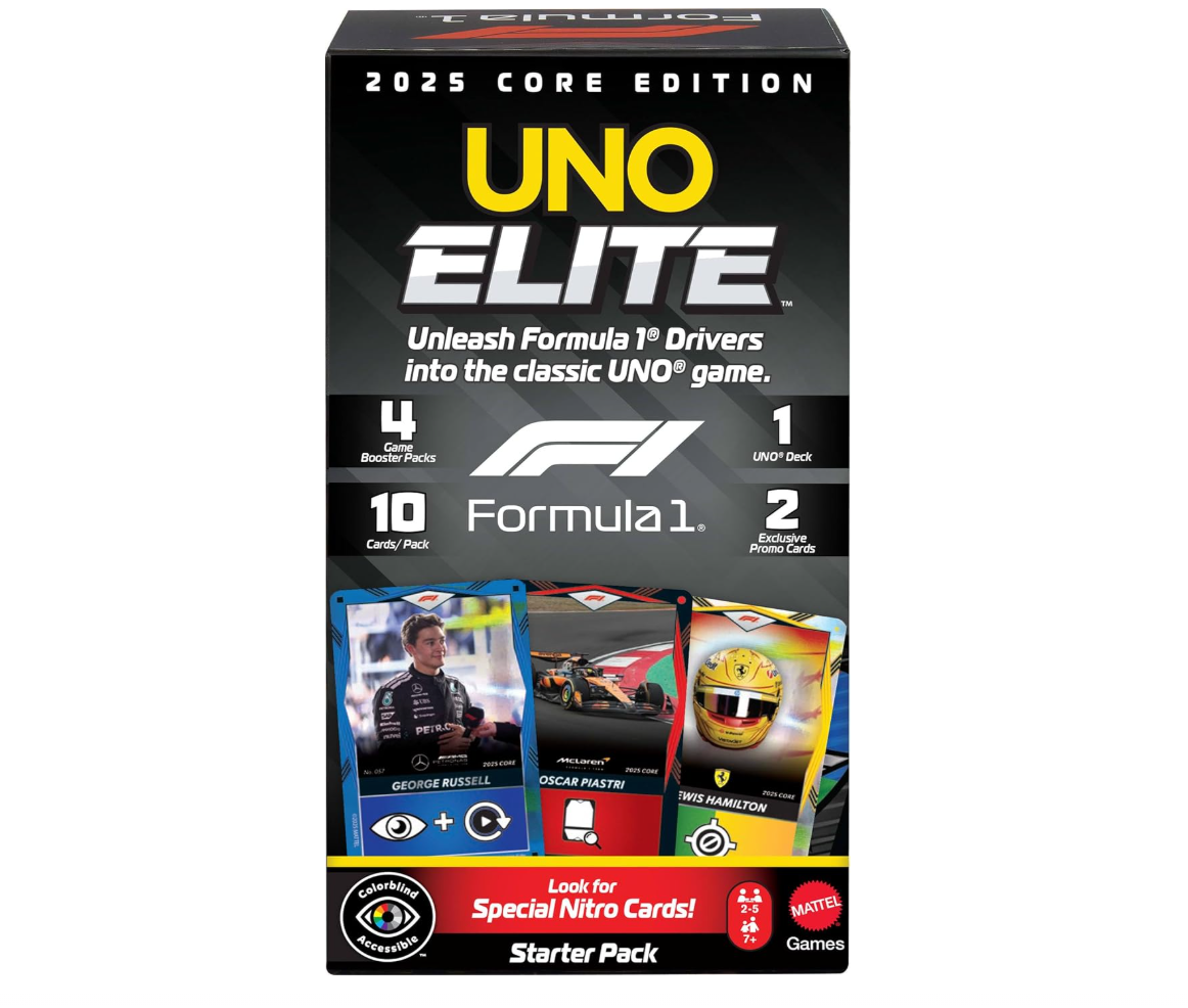 UNO -Elite Formula 1 Core Edition Starter Pack Card Game