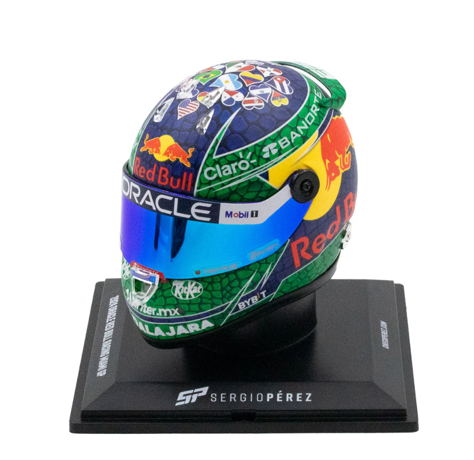 Sergio Perez Miami GP 2024 1/4 Helmet