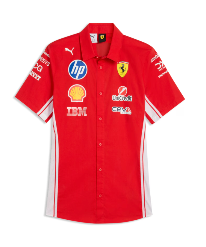 Ferrari F1 2026 Buttom Down Shirt