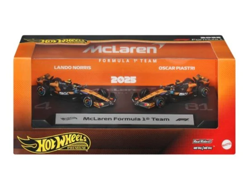 Hot Wheels Premium F1 2025 McLaren 2 Pack