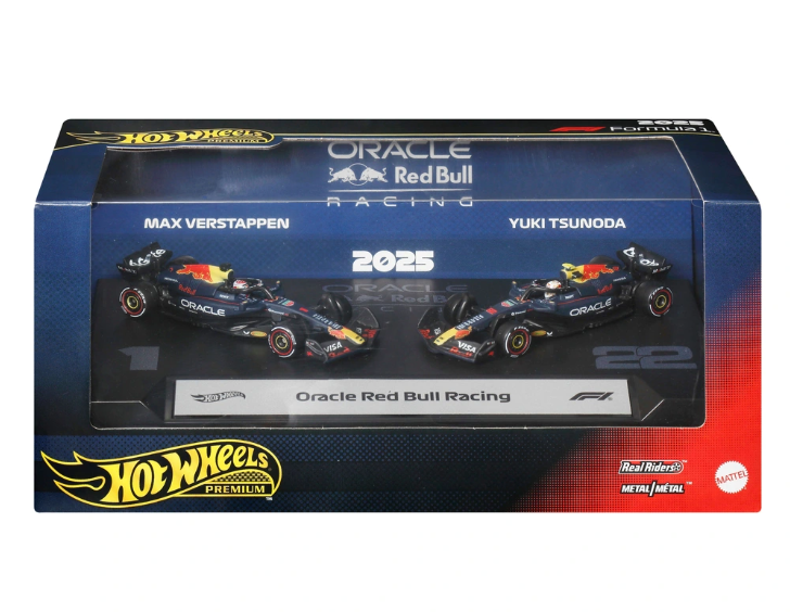 Hot Wheels Premium F1 2025 Red Bull 2 Pack