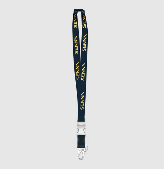 Ayrton Senna - Lanyard Navy Blue