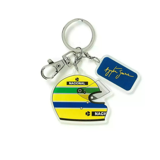 Ayrton Senna Helmet Keychain